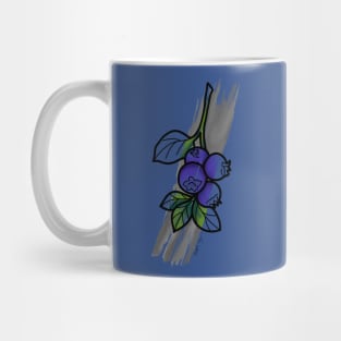 Blueberry Art Mug